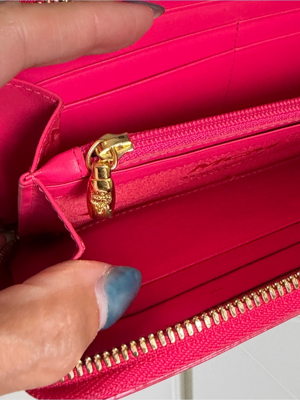 MCM Rose colored Studded Wallet - Picture 6 of 11